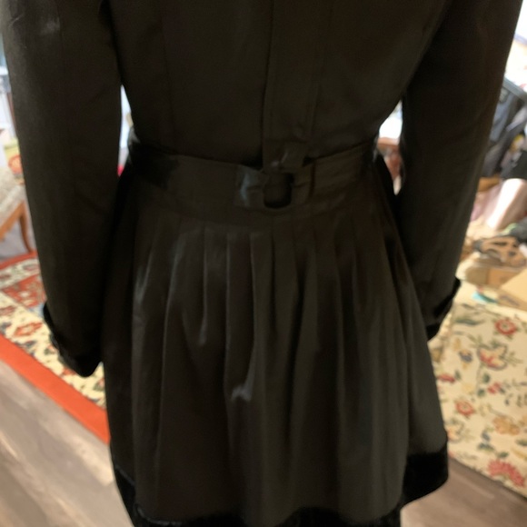 C2 studio satin jacket with velvet trim - Picture 6 of 11